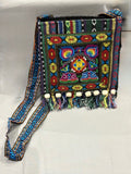 Bohemian Tassel Cross Body Bag - GREEN/SMALL