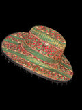 Vintage sari cowboy hat