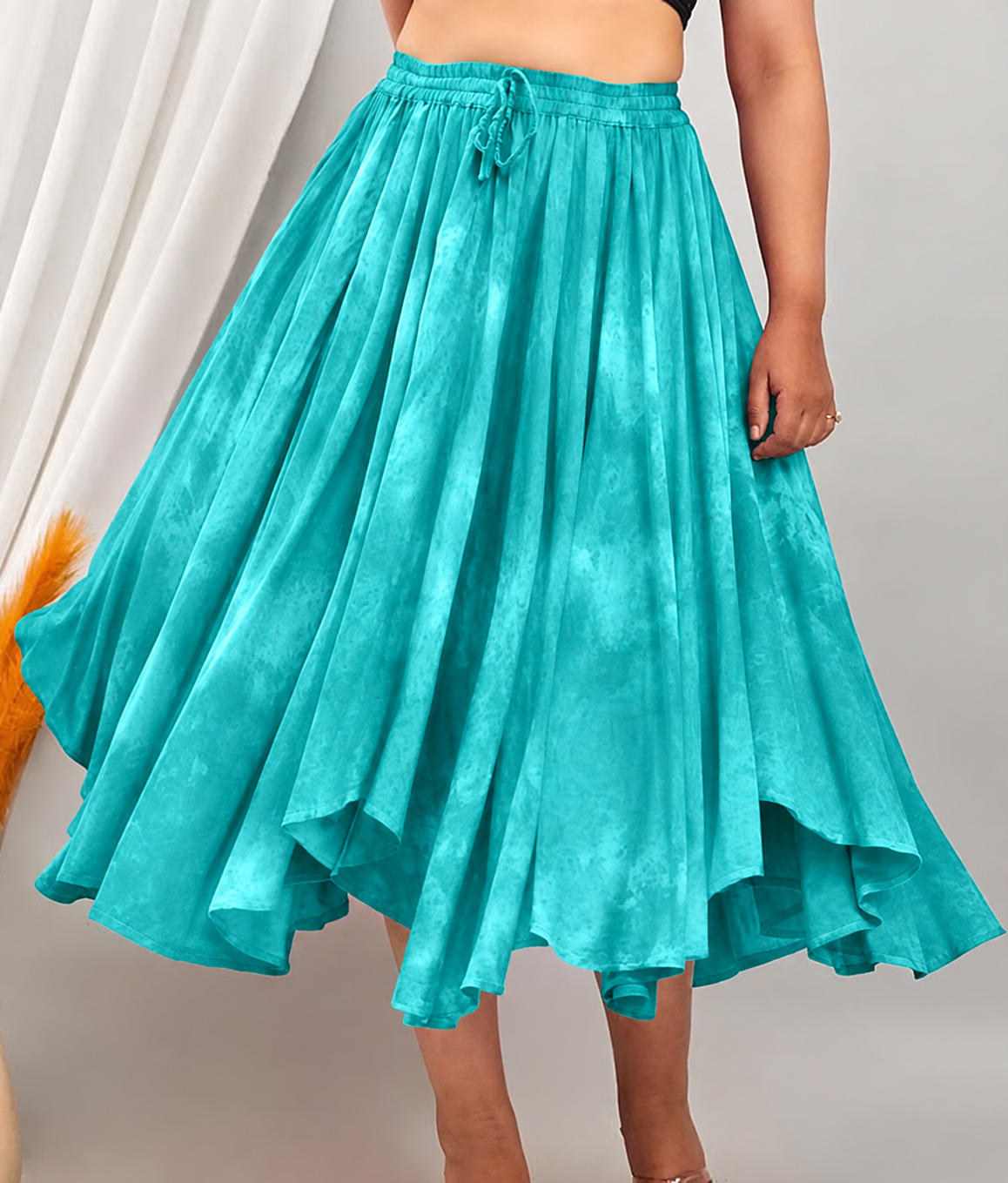 Long braid skirt