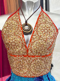 Embellished Vintage Sari Top