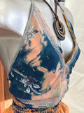 Tie-dye Vintage Sari Top