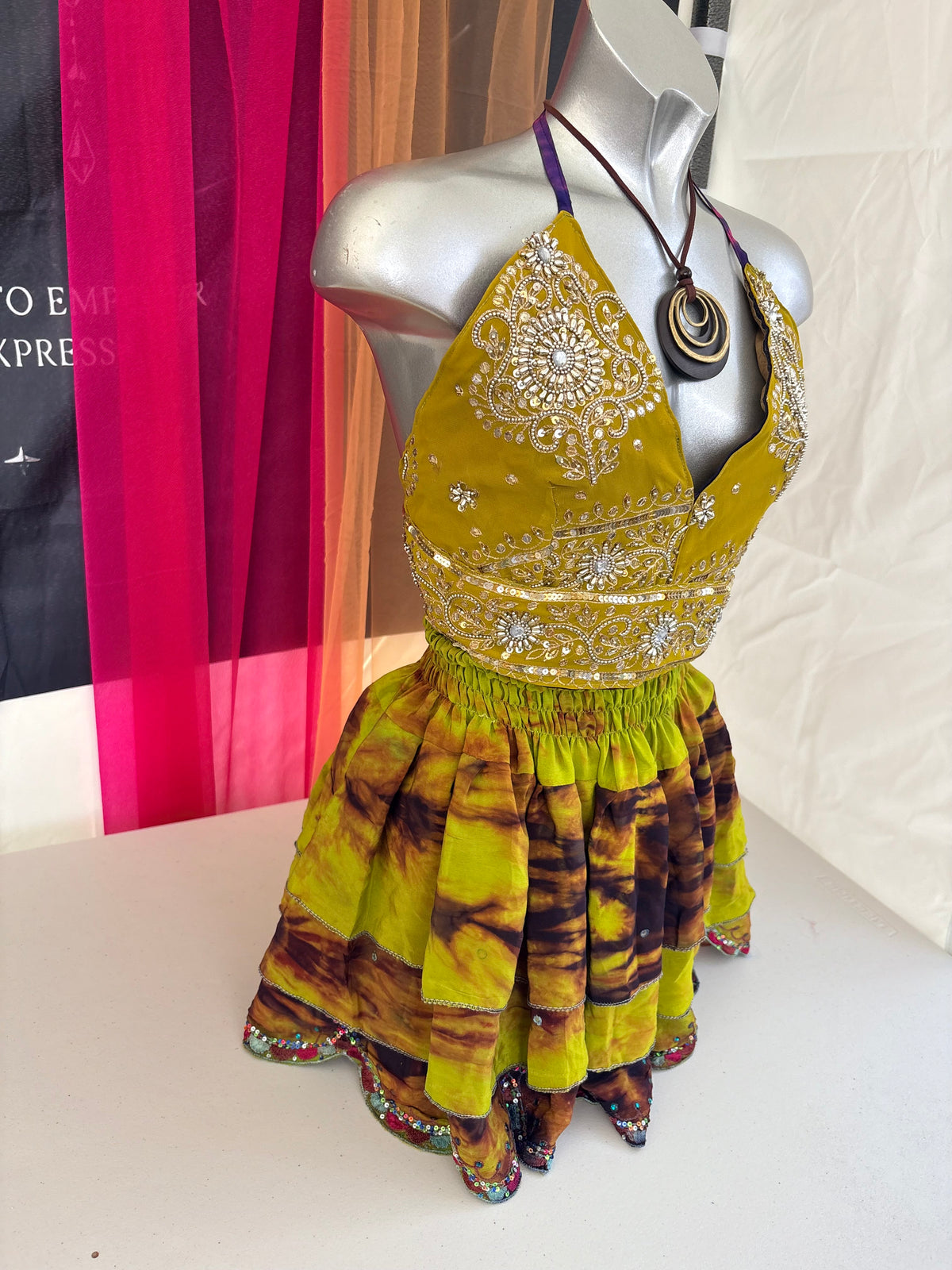 Embellished Vintage Sari Top