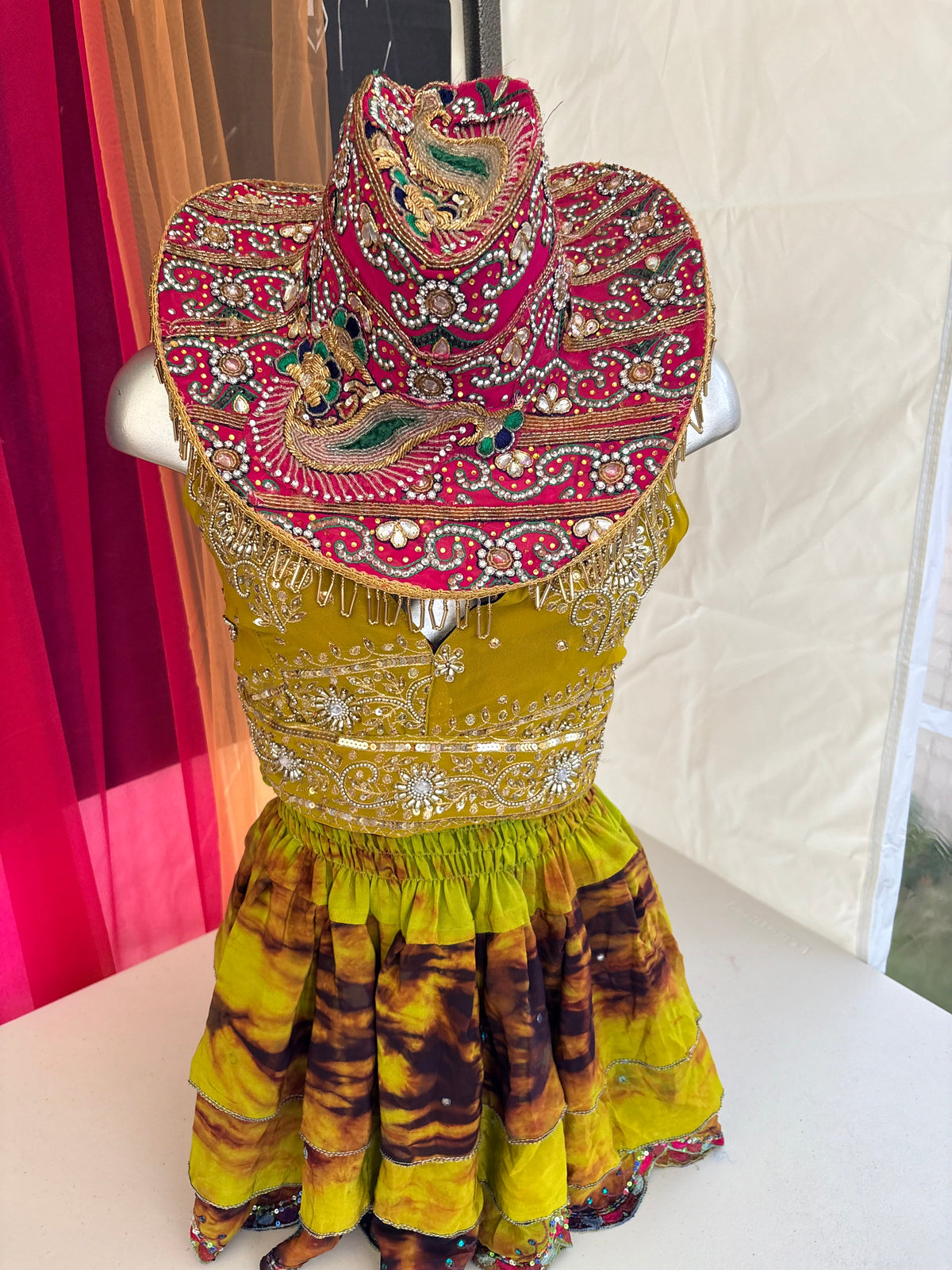 Embellished Vintage Sari Top